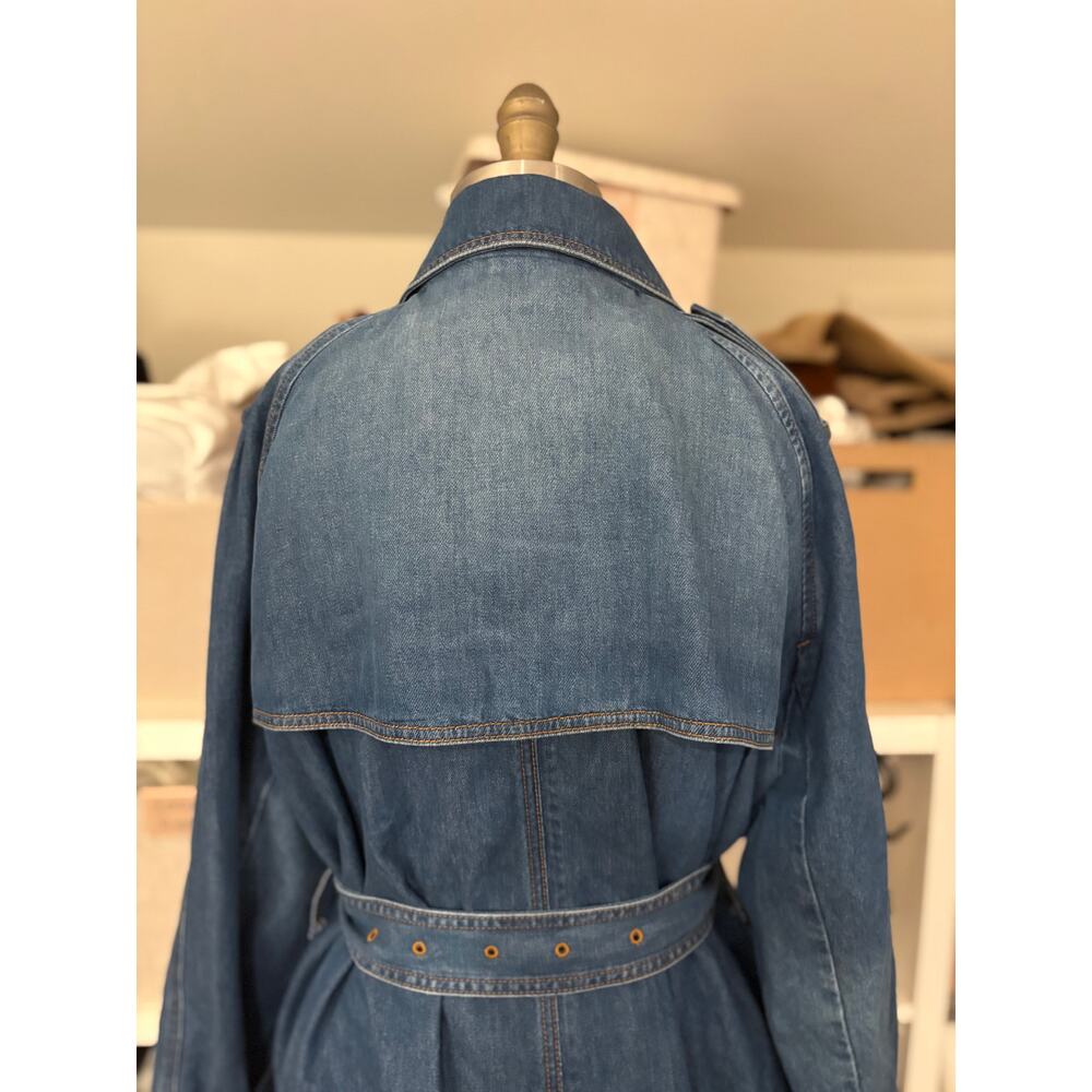 Coach Denim Trench NWT - Picture 5 of 12